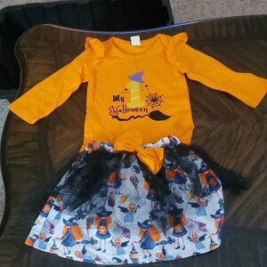NWOT PITPAT BABY GIRLS 1ST HALLOWEEN OUTFIT